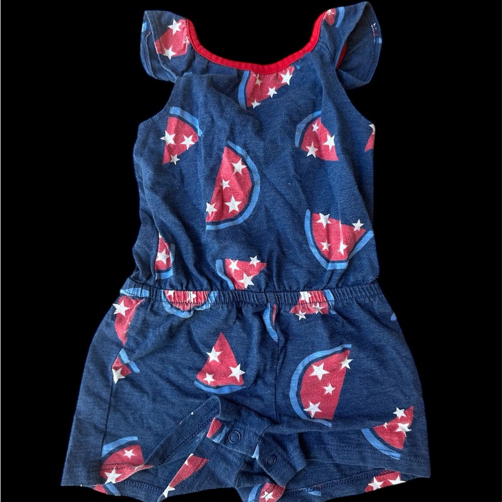 Baby cat and jack romper
